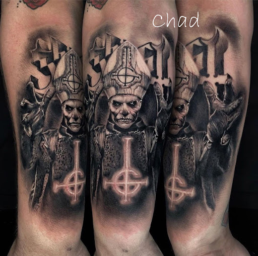 Explore tattoo space ideas, creative tattoo ideas in Sanford, available at Venom Ink Tattoo