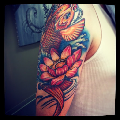 Explore soundwave tattoo ideas, creative tattoo ideas in Hood River, available at Hood River Tattoo