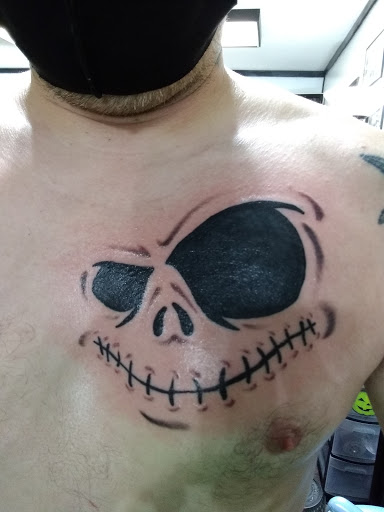 Explore pug tattoo ideas, creative tattoo ideas in Rock Island, available at OTool Design Custom Tattoo