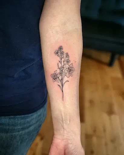 Explore shoulder tattoo ideas men, creative tattoo ideas in Hurricane, available at Strange Division Ink