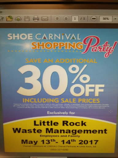 Shoe Store «Shoe Carnival», reviews and photos, 12801 Chenal Pkwy, Little Rock, AR 72211, USA