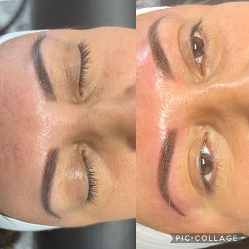 Explore matching tattoo ideas for husband and wife, creative tattoo ideas in Savannah, available at Haute Brows. Cosmetic Tattoo