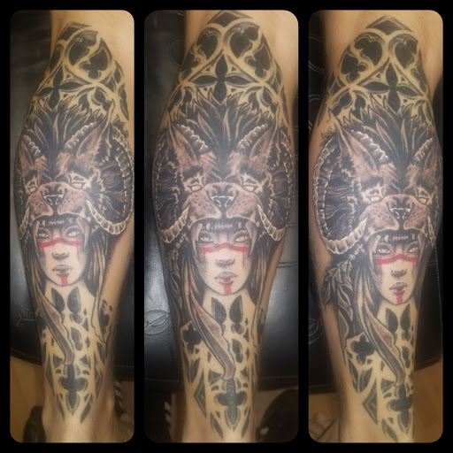Explore female chest tattoo ideas, creative tattoo ideas in Dallas, available at Black Anchor Studios