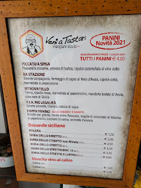 Veni A Tastari à Avola carte