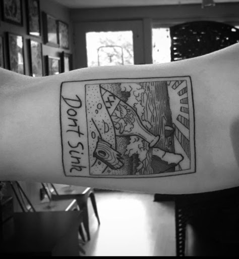 Explore leg cover up tattoo ideas, creative tattoo ideas in Lawrence, available at Standard Electric Tattooing