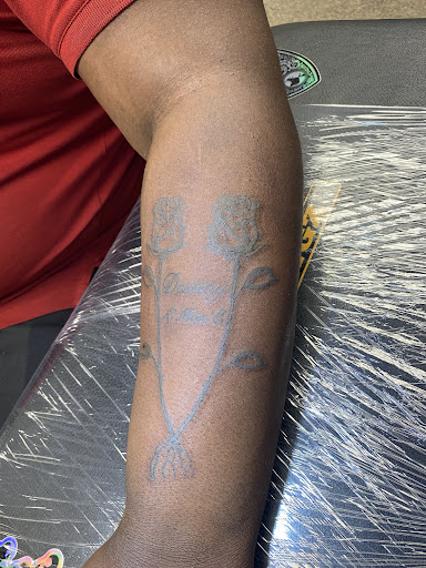 Explore small red tattoos ideas, creative tattoo ideas in Waldorf, available at Hypnotique Ink