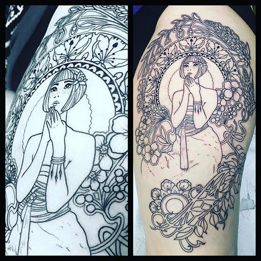 Tattoo Shop «Thistle and Pearl Tattoo», reviews and photos, 107 Merrimon Ave #310, Asheville, NC 28801, USA