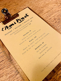 L'Ami Pinot - Restaurant / Bar à vin à L'Isle-Adam menu
