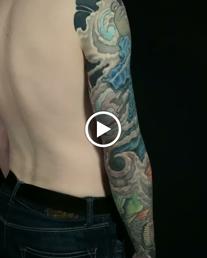 Explore colorful tattoo ideas, creative tattoo ideas in Addison, available at Cat Tattoo