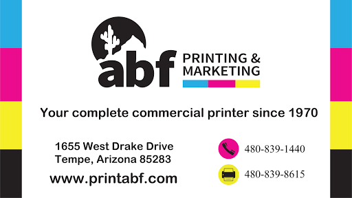 Commercial Printer «ABF Printing & Marketing», reviews and photos, 1655 W Drake Dr, Tempe, AZ 85283, USA