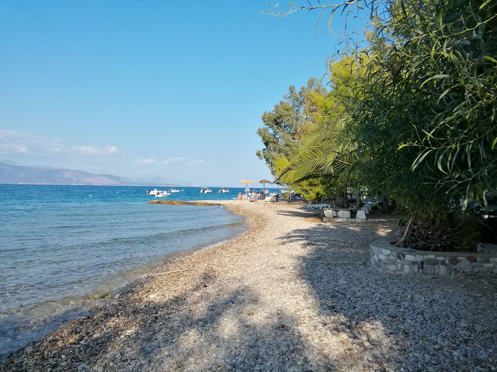 Fotografija Selianitika beach z sivi kamenček površino