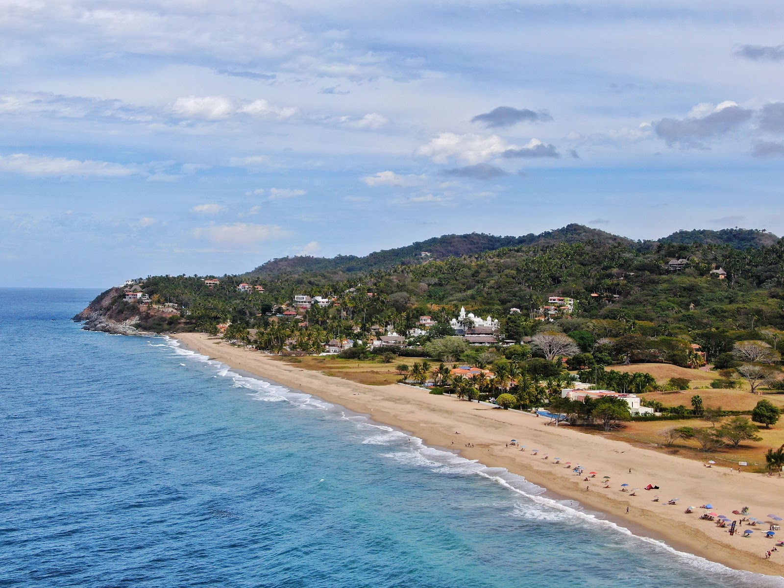 Foto van San Pancho beach en de nederzetting