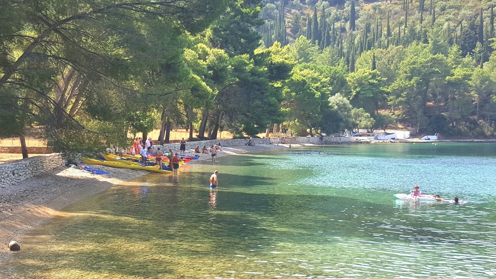 Photo of Skinos beach located in natural area
