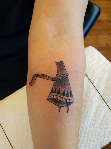 Explore tennis tattoo ideas, creative tattoo ideas in Lees Summit, available at Bleeding Heart Tattoo