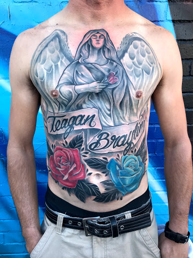 Explore haunted tattoo ideas, creative tattoo ideas in Colorado Springs, available at West Side Tattoo