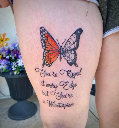 Explore face tattoo ideas for men, creative tattoo ideas in Ocean View, available at Moonlight Tattoo