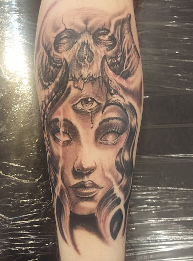 Explore seraphim tattoo ideas, creative tattoo ideas in Port Angeles, available at Slung Down Body Art