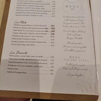 Menu / carte de Café Bastide à Bordeaux