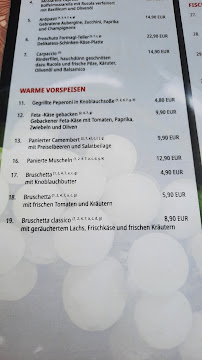 Menu du Restaurant Mediterran à Quedlinburg
