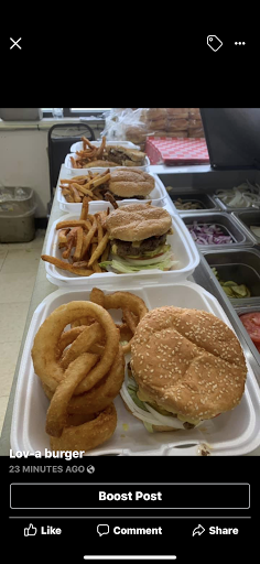 Hamburger Restaurant «lov-a burger», reviews and photos, 49660 Gratiot Ave, New Baltimore, MI 48051, USA