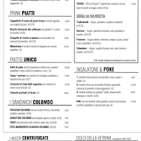 COLOMBO CAFFÉ & CO. à Busto Arsizio menu