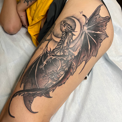 Explore easy flower tattoo ideas, creative tattoo ideas in Buffalo, available at True Gloom Tattoo Studio