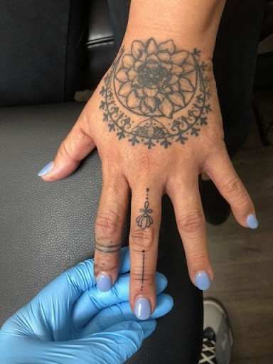 Explore serenity tattoo ideas, creative tattoo ideas in Fort Worth, available at Twisted Ink