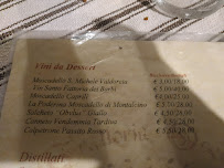 Ristorante Trattoria Osenna à San Quirico d'Orcia menu