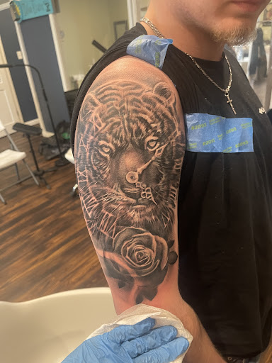 Explore father and 2 sons tattoo ideas, creative tattoo ideas in Charles Town, available at Blue Heron Tattoo