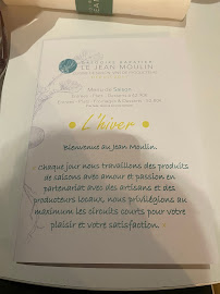 Le Jean Moulin à Lyon menu