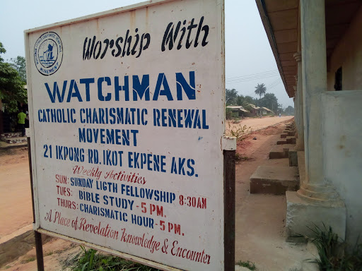 Watchman Catholic Charismatic Renewal Movement, Ikot Ekpene District., Ikot Ekpene, Nigeria, Catholic Church, state Akwa Ibom