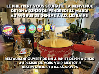 Photos du propriétaire du Restaurant de fondues Le Philybert Restaurant Savoyard Steakhouse à Aix-les-Bains - n°5