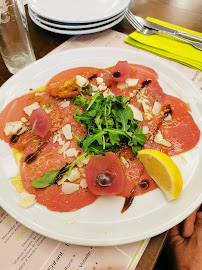 Carpaccio du Restaurant français Le Beau Rivage à Aiguebelette-le-Lac - n°3