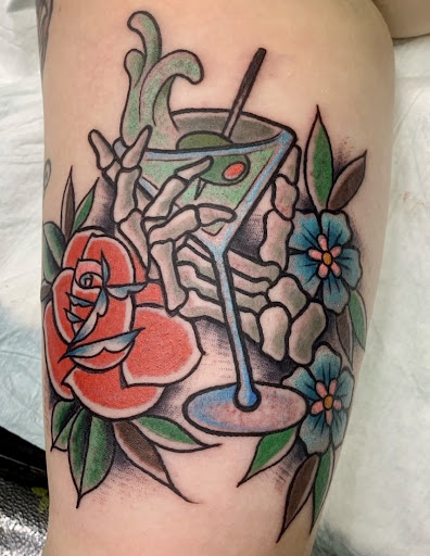 Explore atheist tattoo ideas, creative tattoo ideas in Greenville, available at The Gallery Tattoo Greenville