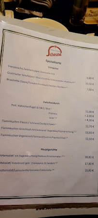 Restaurant Schumacher's Scheune à Losheim am See (la carte)