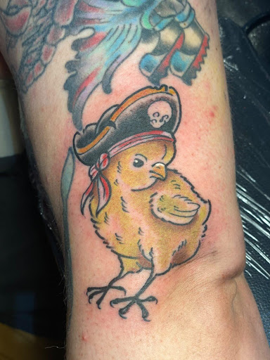 Explore small neck tattoo ideas, creative tattoo ideas in North Adams, available at Lucky Cat Tattoo