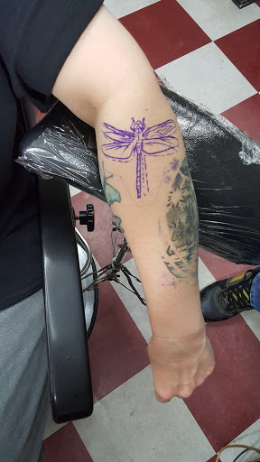 Explore tattoo ideas for thigh, creative tattoo ideas in Denver, available at Fallen Owl Tattoo Studio