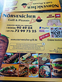 Menu du Nörvenicher Grill & Pizzeria à Nörvenich