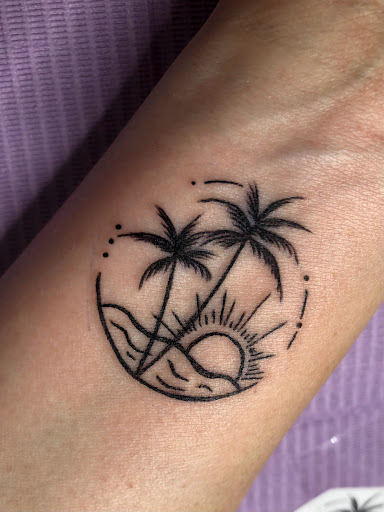 Explore cop tattoo ideas, creative tattoo ideas in North Tonawanda, available at Dark Side Ink Tattoo Studio