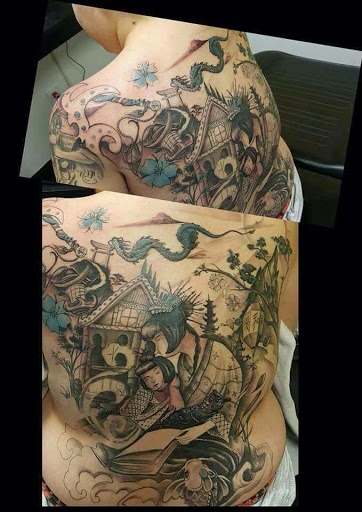 Explore jake the dog tattoo ideas, creative tattoo ideas in Savannah, available at Tatlyfe Studios