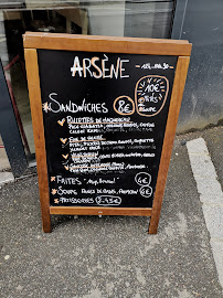 Menu / carte de ARSENE Montreuil à Montreuil