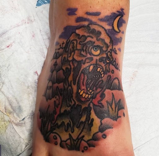 Explore butt cheek tattoo ideas, creative tattoo ideas in Pittsburg, available at Delta Art & Tattoo