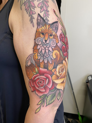 Explore mother daughter matching tattoos ideas, creative tattoo ideas in Elgin, available at Alchemy Tattoo & Gallery (private studio)