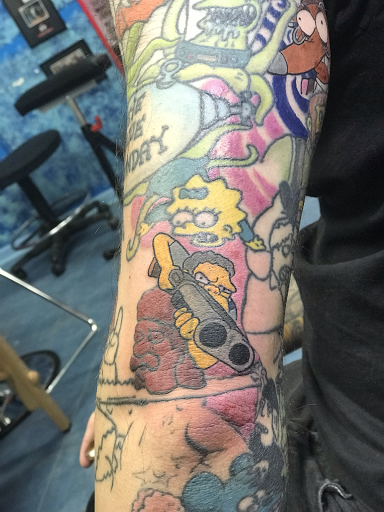 Explore small cover up tattoo ideas male, creative tattoo ideas in Aurora, available at Ronin Tattoo Studio INC