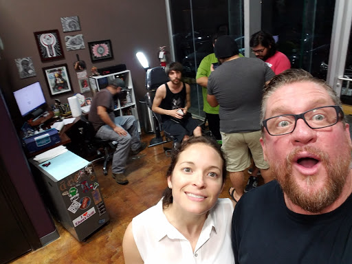 Explore religious sleeve tattoo ideas, creative tattoo ideas in Mcallen, available at The Ink Elephant