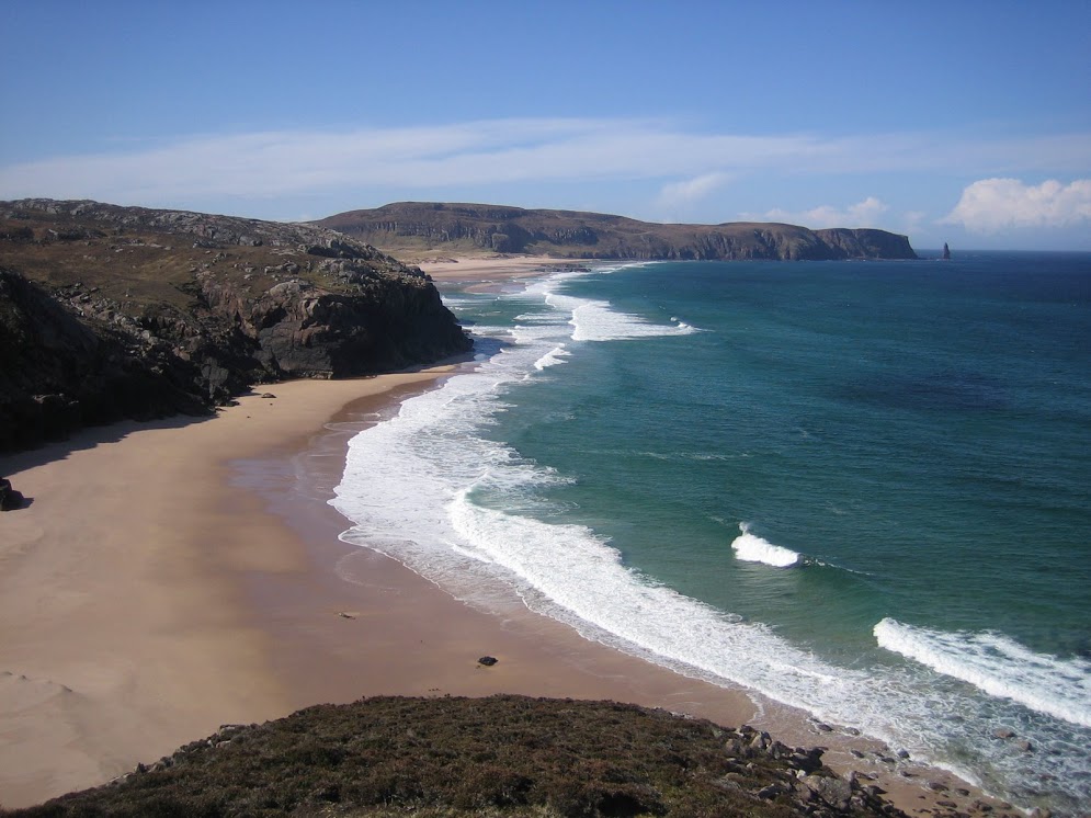 Foto af Sandwood Bay Beach med høj niveau af renlighed