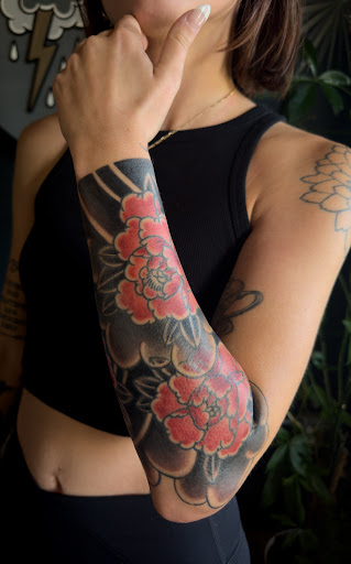 Explore 2 face tattoo ideas, creative tattoo ideas in Pocatello, available at Tattoos by Cherise