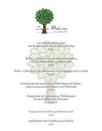 Menu / carte de Landhotel-Gasthof Böhm e.K. à Roth