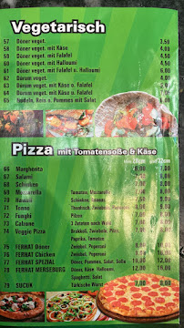 Restauration rapide Ferhat Bistro Döner & Pizza à Merseburg (la carte)