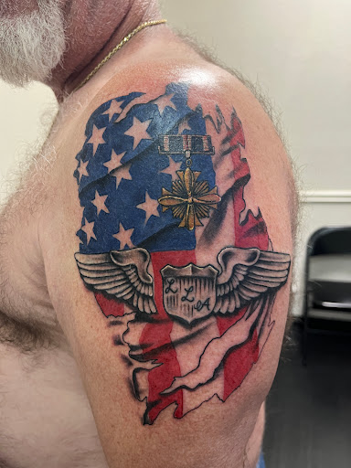 Explore lady bug tattoo ideas, creative tattoo ideas in Copperas Cove, available at Flashover Ink Tattoo